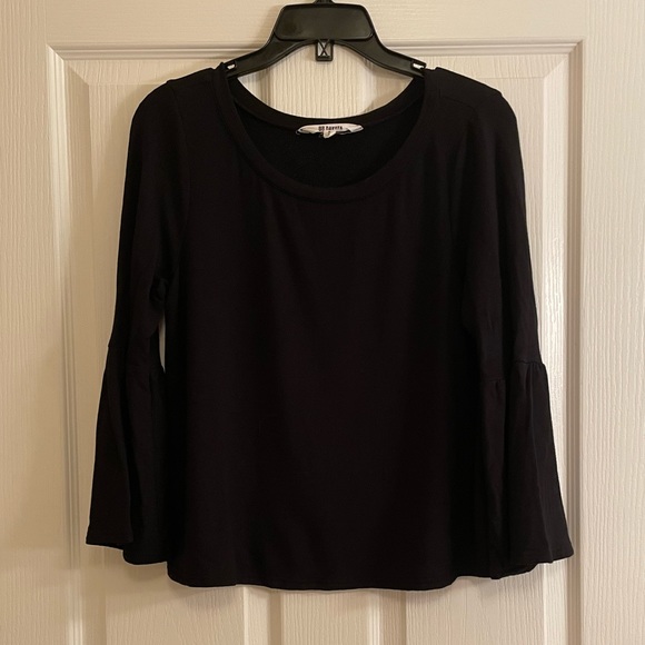 BB DAKOTA Bell Flare Pull Over Sweater in Black - Picture 6 of 13